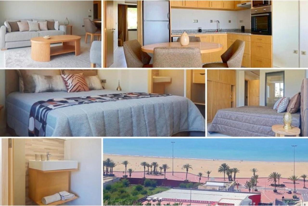 Luxury Apartment 105Sqm Terrace Seafront Wifi Unlimited Agadir Exterior photo